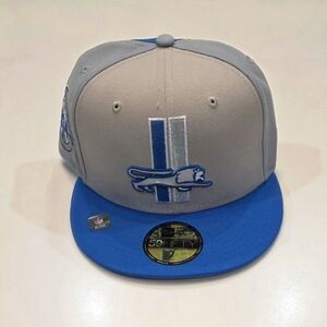DETROIT TIGERS|New Era 59Fifty Team Headwear|Gray/Silver/Blue|Size 7